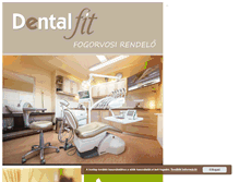 Tablet Screenshot of dentalfit.hu